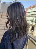 ハイライト　グレージュカラー くすみグレージュ　h