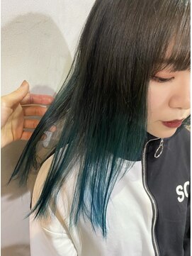 ウォールデゥール 千葉(VOORDEUR) ターコイズグラデーションカラー