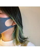 ロロ(ro-ro) 【恵比寿ro-ro】インナーカラー×ペールグリーン