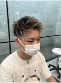 短髪×ジェットモヒカン×メッシュ