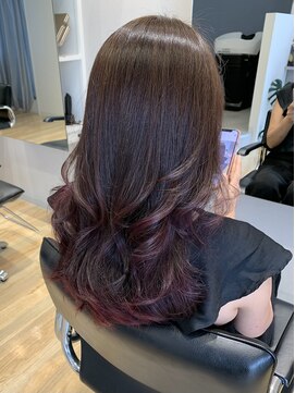 リラヘアー(Rela hair) パープルグラデーション