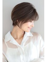 アフロート ギンザ(AFLOAT GINZA)&nbsp;【小鳥居】シルキーベージュ大人可愛いボブショート前上がりボブ