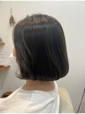 大人カラー 韓国風ボブ