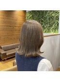 【ブリーチなし】透明感アッシュカラー