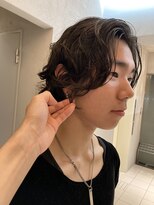 クーラ(Cura) 【色気No1 】アッシュブラック×ニュアンスパーマウルフ