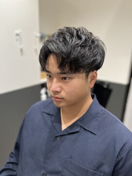 ポルテオム(PORTE HOMME) 2ブロック刈り上げ＋束感パーマ