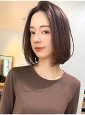 最新トレンド　前髪なしボブ　say.重政