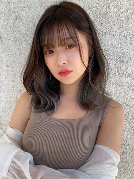 ウエストリー(WESTORY) インナーカラー☆ミディアムヘア☆イヤリングカラー