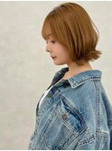 ミニウルフ/くすみブルー/イヤリングカラー/韓国ヘア[U24/笹塚]