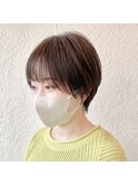 マッシュショート/簡単スタイリング/20代/30代/40代