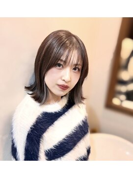 アンビ(ambi) インナーカラー、イヤリングカラー#ハイライト#髪質改善トステア