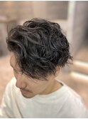 メンズスパイラルパーマ