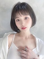 ランソ 新宿(RUNSO) くびれヘア×アプリコットオレンジ×夏×ハイライトカラー