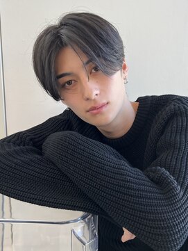 イヴォークトーキョーオーサカ(EVOKE TOKYO osaka) ニュアンスパーマ×こぼれバング