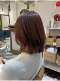 イメチェン外ハネボブ美髪ワイドバング顔周りレイヤーカット
