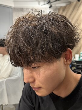 ビカムメンズヘアー 栄店(become men's hair) 波巻きパーマ刈り上げマッシュ名古屋栄メンズカット美容室