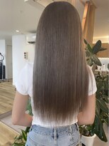 オアシス(oasis)&nbsp;【oasisマミ】透明感ハイトーングレージュカラー/ケアブリーチ