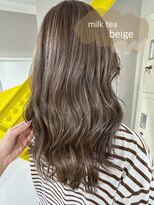 ヘアーアート リオン バイニューヨークニューヨーク(hair art Le Riow byNYNY)&nbsp;ロング×ミルクティーベージュ