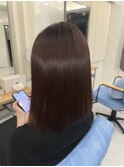 艶ピンクブラウン【美髪革命】艶髪/髪質改善/縮毛矯正/代々木