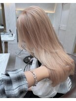 ロンド レア 天神大名店(Lond Le’a)&nbsp;イヤリングカラー/外ハネボブ /縮毛矯正/レイヤーボブ/艶髪