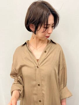 ラウンジ モリオ イケブクロ(Lounge MORIO Ikebukuro) 【morio】ショートボブ　センターパート♪