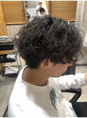 メンズスパイラルパーマスタイル