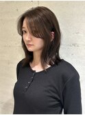 【YOKE】ナチュラルブラウンレイヤーボブ顔周りくびれヘア