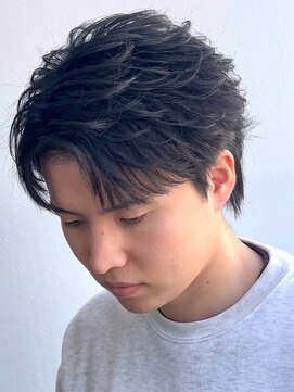 ミヤビ(MIYAVI) 【MIYAVI】カルマパーマ/フェザーパーマ/リバースセンターパート