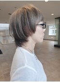 アンブレラカラーウルフ/ショートカット/40代