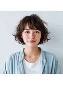 黒髪/クラゲヘアー/オリーブグレー/小顔/ココアベージュ
