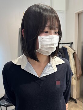 あご下2cm王道ボブ 大阪