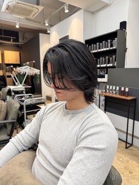 アロー 船橋店(AROH) MEN’S HAIR/波巻きツイストスパイラル/リバースセンターパート