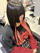 ヘアーデザイン ジェルム(Hair Design germe)&nbsp;インナーカラーピンク  MAYUKO