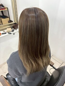 バサラ 敷戸店(basara) 透明感ベージュ艶ストレート