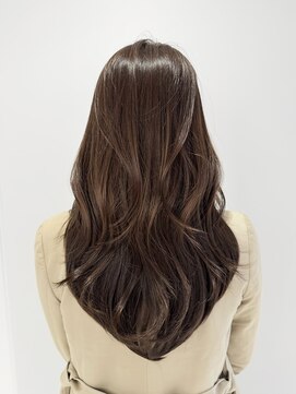 ムード(MOOD,) イメチェン/ピンクベージュ/アンブレラカラー/前髪/銀座駅