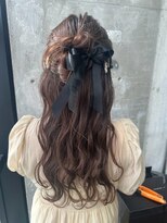 ガルボ ヘアー(garbo hair)&nbsp;お呼ばれヘアにおすすめ大人かわいいヘアセット