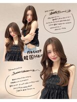 ボタン コロン 表参道 原宿(VOTAN COLON) オリーブブラウン/レイヤーカット/透明感カラー/韓国ヘア