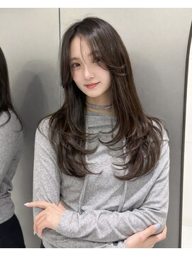 サンドイエナ 横浜店(sand yena) くびレイヤーボブルフネビージュ小顔ワンレンこなれミディ