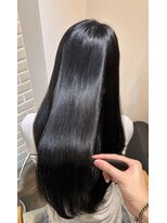 ジプソ(Gypso)&nbsp;1回で綺麗になる髪質改善縮毛矯正×ブルーブラックカラー