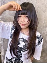 キング 枚方店(K!ng)&nbsp;韓国オルチャンレイヤーカット髪質改善顔まわり前髪カット