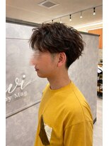 ビビ バイ マグ 岡谷店(bivi by Mag)&nbsp;フェザーパーマ×シースルーマッシュ　爽やかメンズ