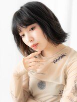 ドクターズサロン LAB 小山店 大人かわいいボブパーマ裾カラーミディアムm小山10代20代30代
