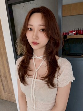 エトワ 中央店(etoi) 大分韓国かき上げレイヤーカット大人レイヤー顔まわりレイヤー