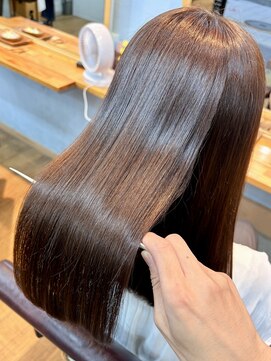 アン ブリーチ(UN BLEACH) 透明感ダブルカラー×髪質改善トリートメント