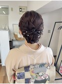 訪問着ヘアセット