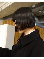 テンション(tension) ストレートミニボブ髪質改善縮毛矯正札幌駅大通駅バスセンター駅