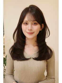 セラ(Cela)の写真/前髪から顔まわり、毛先まで計算。柔らかく動く質感・雰囲気や骨格に合わせたレイヤーカットが得意◎南青山