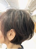 大人スタイル☆ゆるめのパーマでつくる無造作ボブ☆表参道