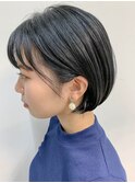 切りっぱなしボブ、黒髪、テラスハウス、香織