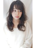 ゆるふわパーマナチュラル大人可愛い透け感バウンシーカール